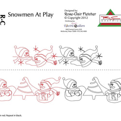 1516 Smowmen At Play Pantograph by Rose-Clair Fletcher