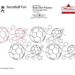 1521 Soccerball Fun Pantograph by Rose-Clair Fletcher