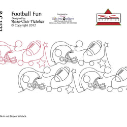 1522 Football Fun Pantograph by Rose-Clair Fletcher