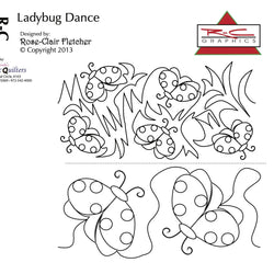 1527 Ladybug Dance Pantograph by Rose-Clair Fletcher