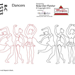 1533 Dancers Pantograph by Rose-Clair Fletcher