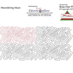 1537 Meandering Maze Pantograph by Rose-Clair Fletcher