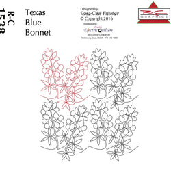 1538 Texas Blue Bonnet Pantograph by Rose-Clair Fletcher