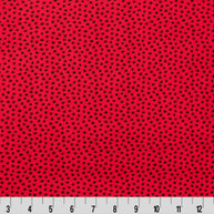 Red Extra Wide Dottie Cuddle Cardinal Fabric per yard
