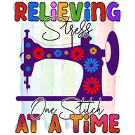 Relieving Stress Fabric Panel