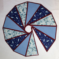 Modern Two Sided Tree Skirt Downloadable Pattern