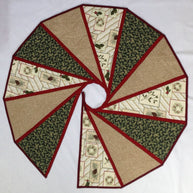 Modern Two Sided Tree Skirt Downloadable Pattern