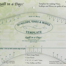 Scallops, Vines, & Waves Template