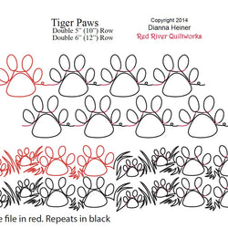 1702 Tiger Paws Combo Pantograph