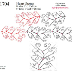 1704 Heart Stems Combo Pantograph