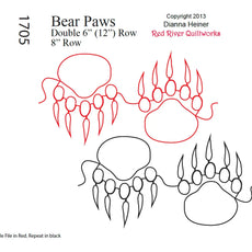 1705 Bear Paws Combo Pantograph