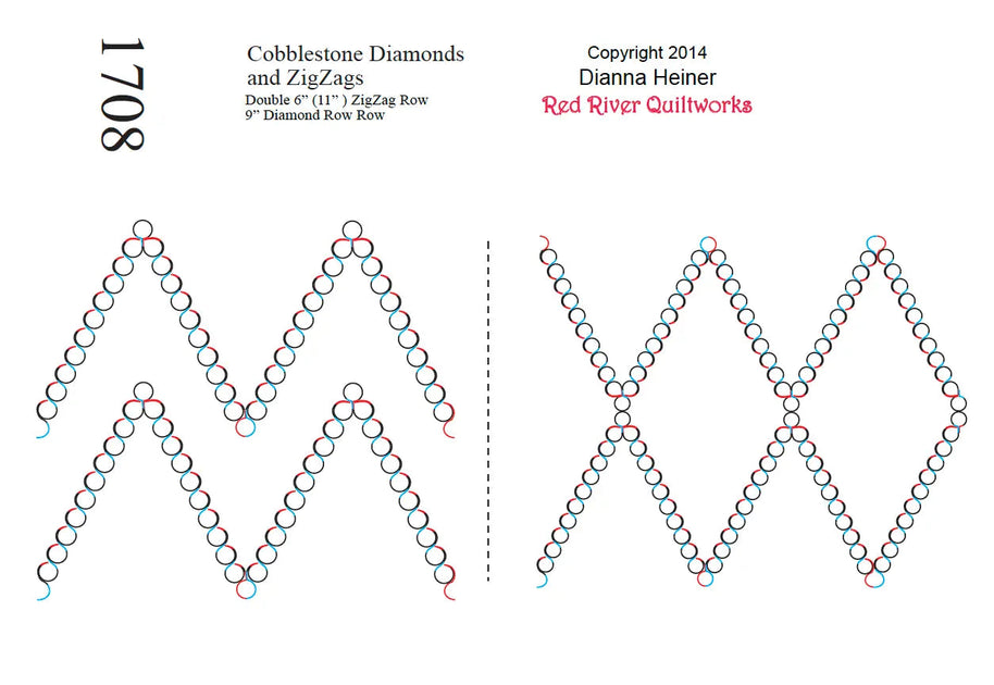 1708 Cobblestone Diamonds Combo Pantograph