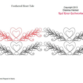 1710 Feather Heart Tide Combo Pantograph