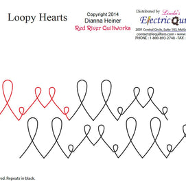 1713 Loopy Hearts Combo Pantograph