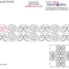 1716 Crescent Swirls Pantograph
