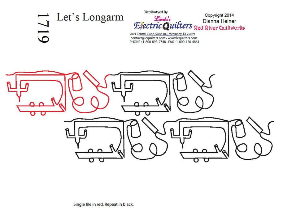 1719 Let'S Longarm Pantograph