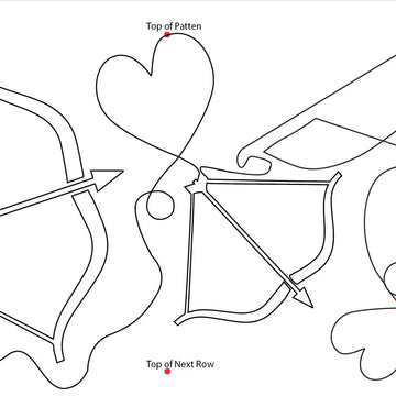 1724 Cupid's Arrow Pantograph