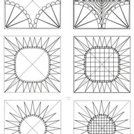 279 Heart and Pineapple Blocks A Pantograph by Linda V. Taylor