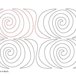 066 Swirls Pantograph by Linda V. Taylor