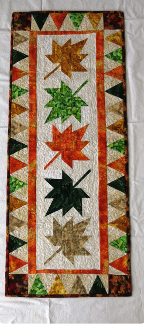 Falling Leaves Table Runner and Placemats Downloadable Pattern