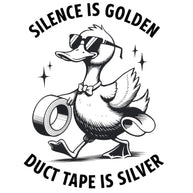 Silence Is Golden Fabric Panel