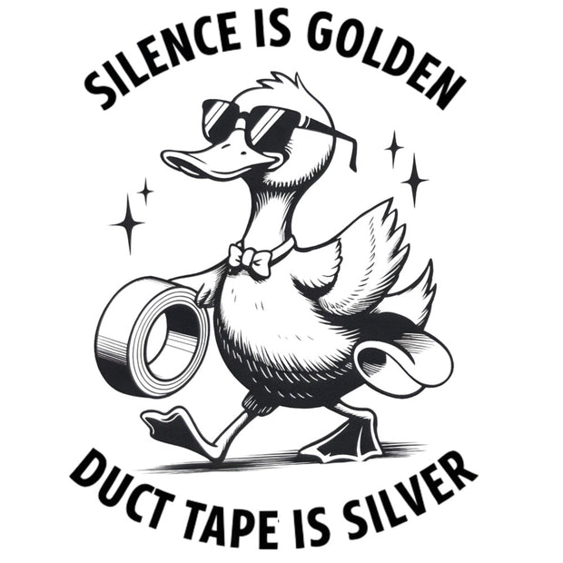 Silence Is Golden Fabric Panel