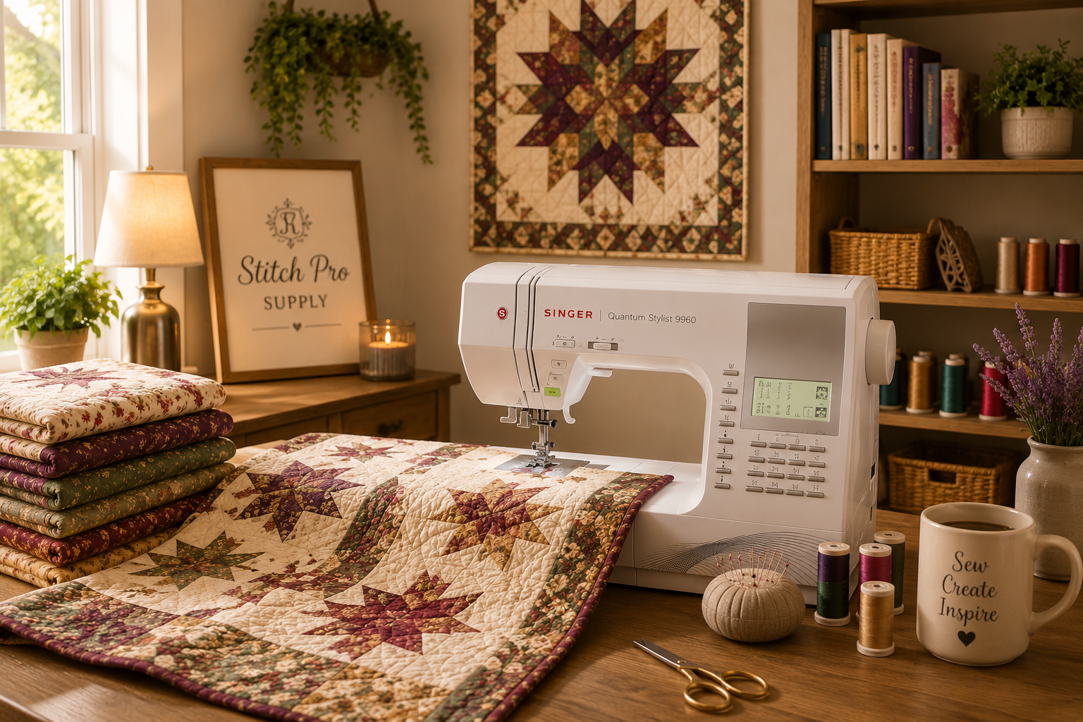 Singer Quantum Stylist 9960 Computerized Sewing & Quilting Machine