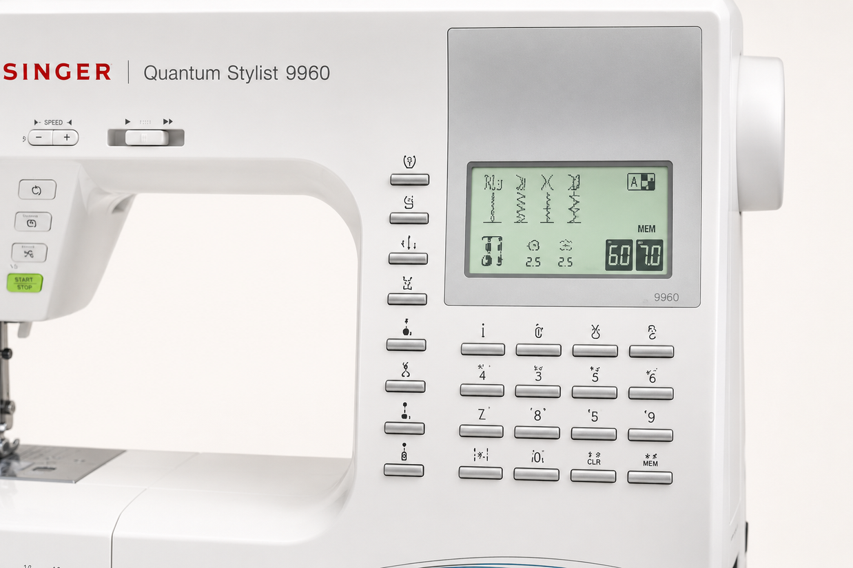 Singer Quantum Stylist 9960 Computerized Sewing & Quilting Machine