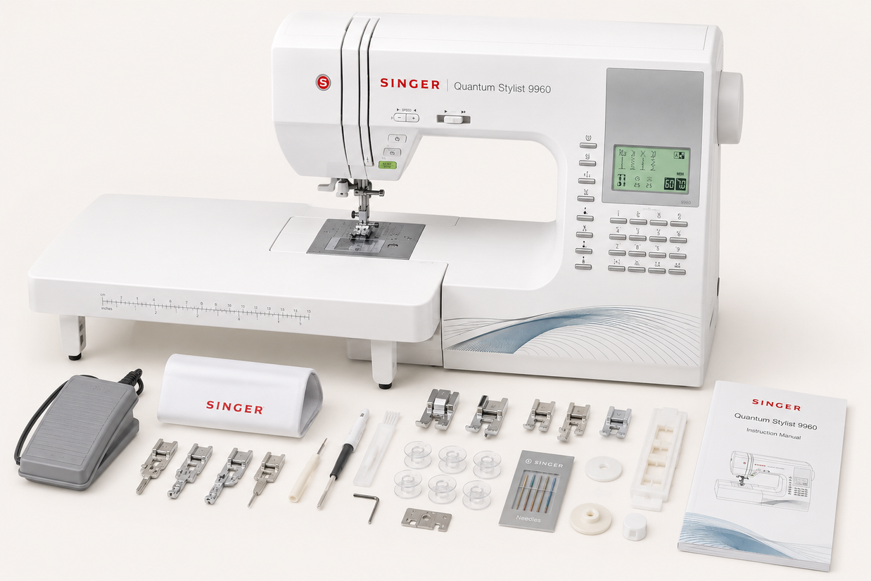 Singer Quantum Stylist 9960 Computerized Sewing & Quilting Machine