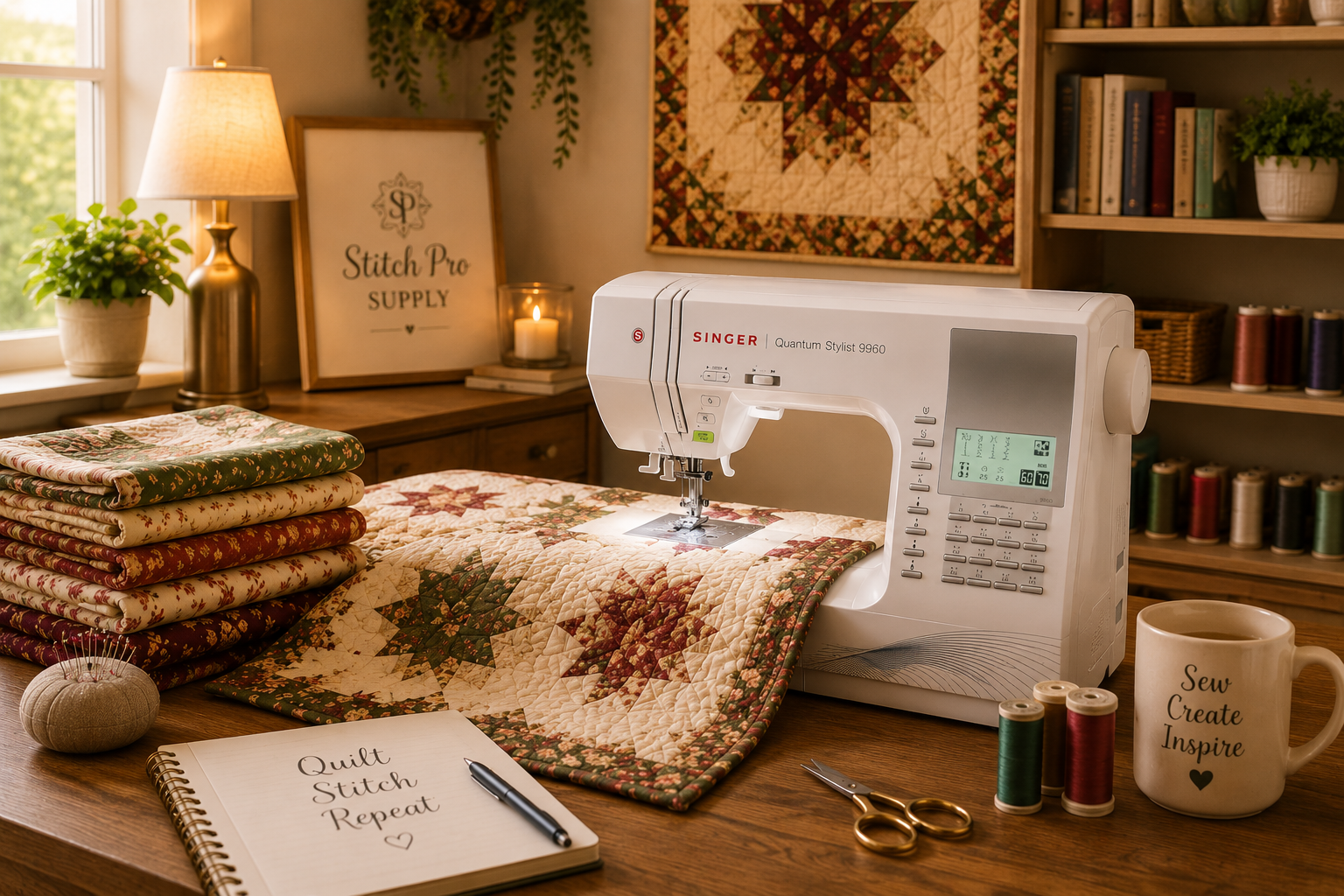 Singer Quantum Stylist 9960 Computerized Sewing & Quilting Machine