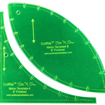 Slit N Sew 8in Finished Melon Template Set