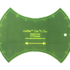 Slit N Sew Apple Core Template 9in Finished