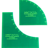 Slit N Sew Drunkards Path Template 8in Finished