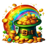 St. Patrick's Day Elements Fabric Panel 15