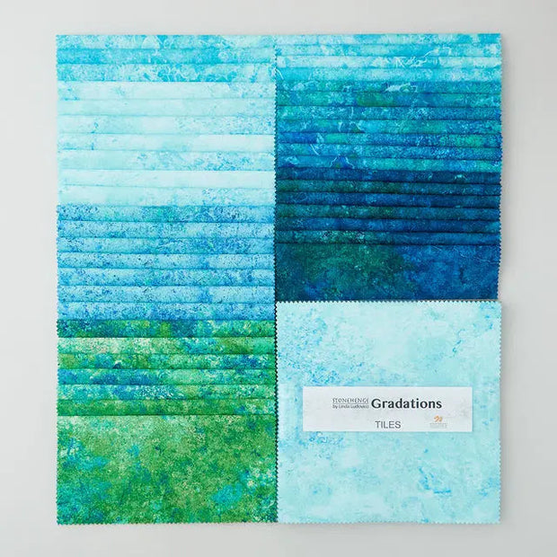 Stonehenge Gradations II Peacock Tiles