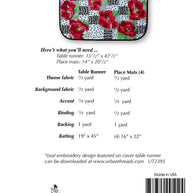 3 Easy Pieces Table Runner & Place Mats