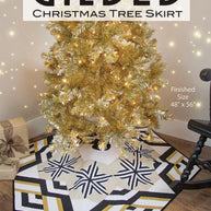 Gilded Christmas Tree Skirt Pattern
