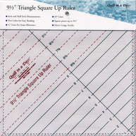 Triangular Square Up Ruler 9 1/2in