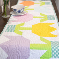 Tulip Quilted Table Runner Pattern