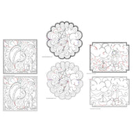270 Holiday Placemats A Pantograph by Linda V. Taylor