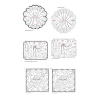 271 Holiday Placemats B Pantograph by Linda V. Taylor