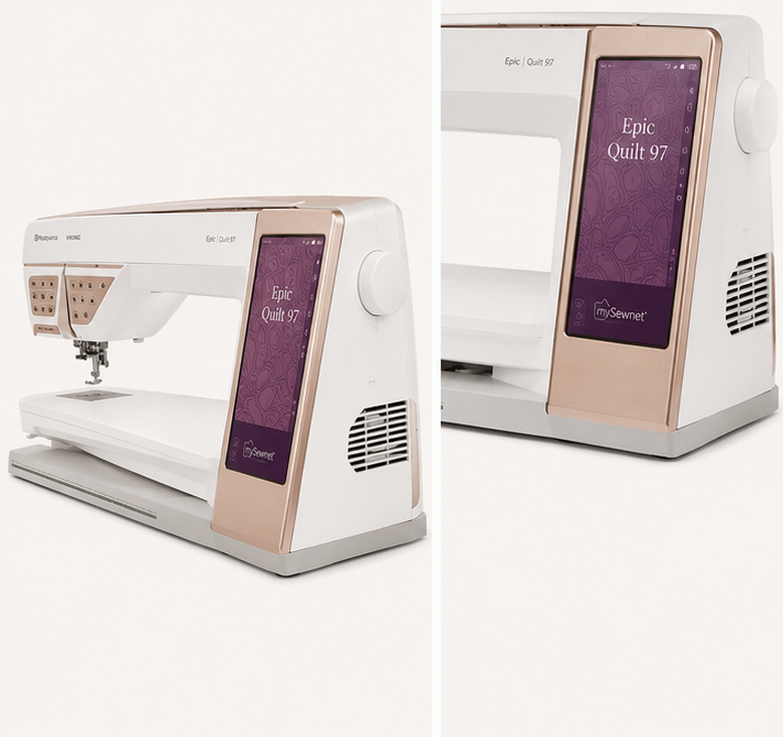 HUSQVARNA VIKING EPIC Quilt 97 Sewing & Quilting Machine | Premium Computerized Quilting System