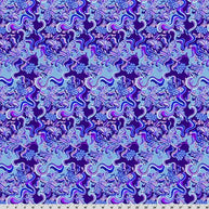 Wanderlust Paisley Quilting Cuddle Blue Fabric per yard
