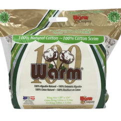 Warm 100 Ultra Clean Natural Cotton + 100% Cotton Scrim