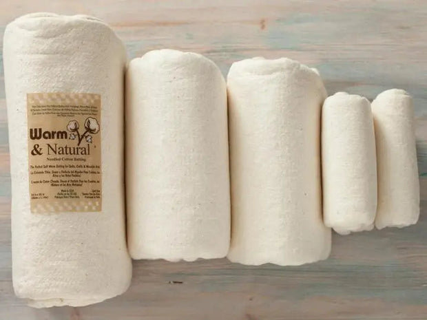 Warm & Natural Needled Cotton Batting - Full Case