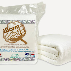 Warm & White Needled Cotton Batting