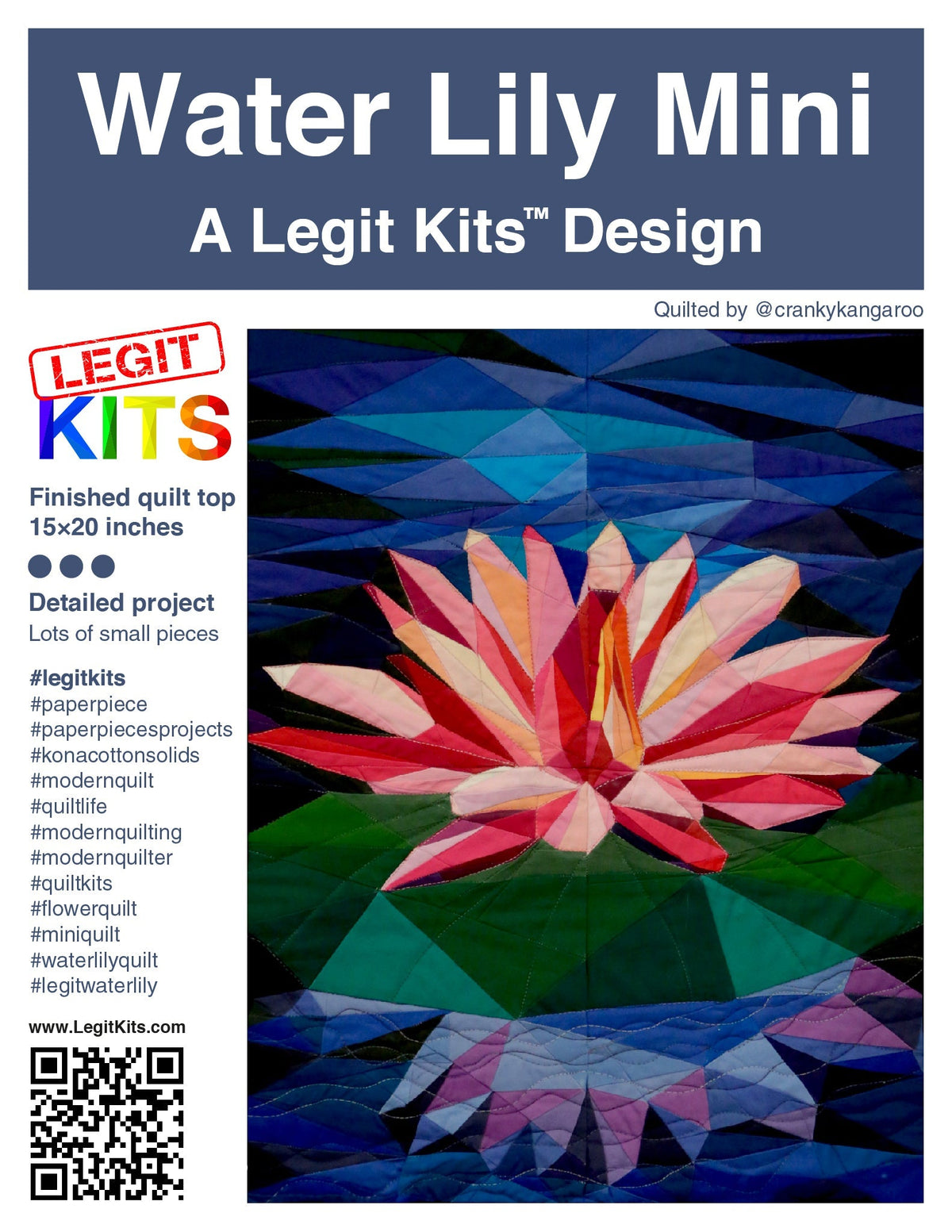 Water Lily Mini Pattern