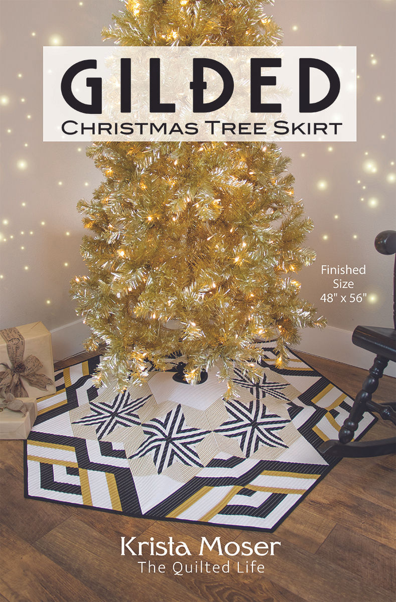 Gilded Christmas Tree Skirt Downloadable Pattern