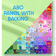 ABC Hidden Pictures Minky Quilt Panel