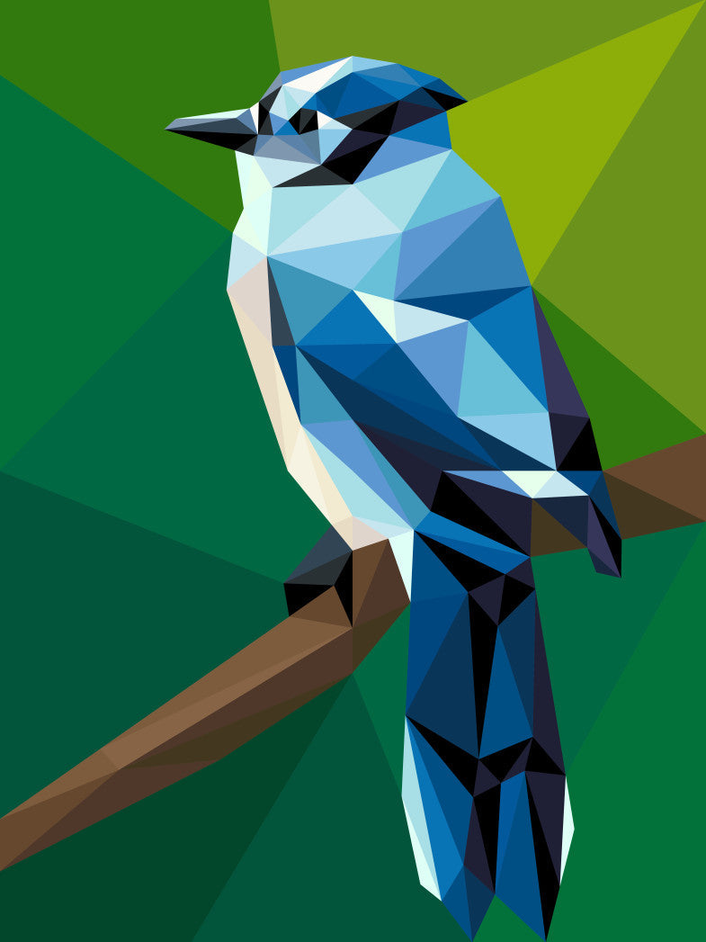 Blue Jay Mini Quilt Kit (Confetti)